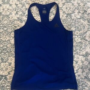 adidas Blue Women's Racerback Tank Top